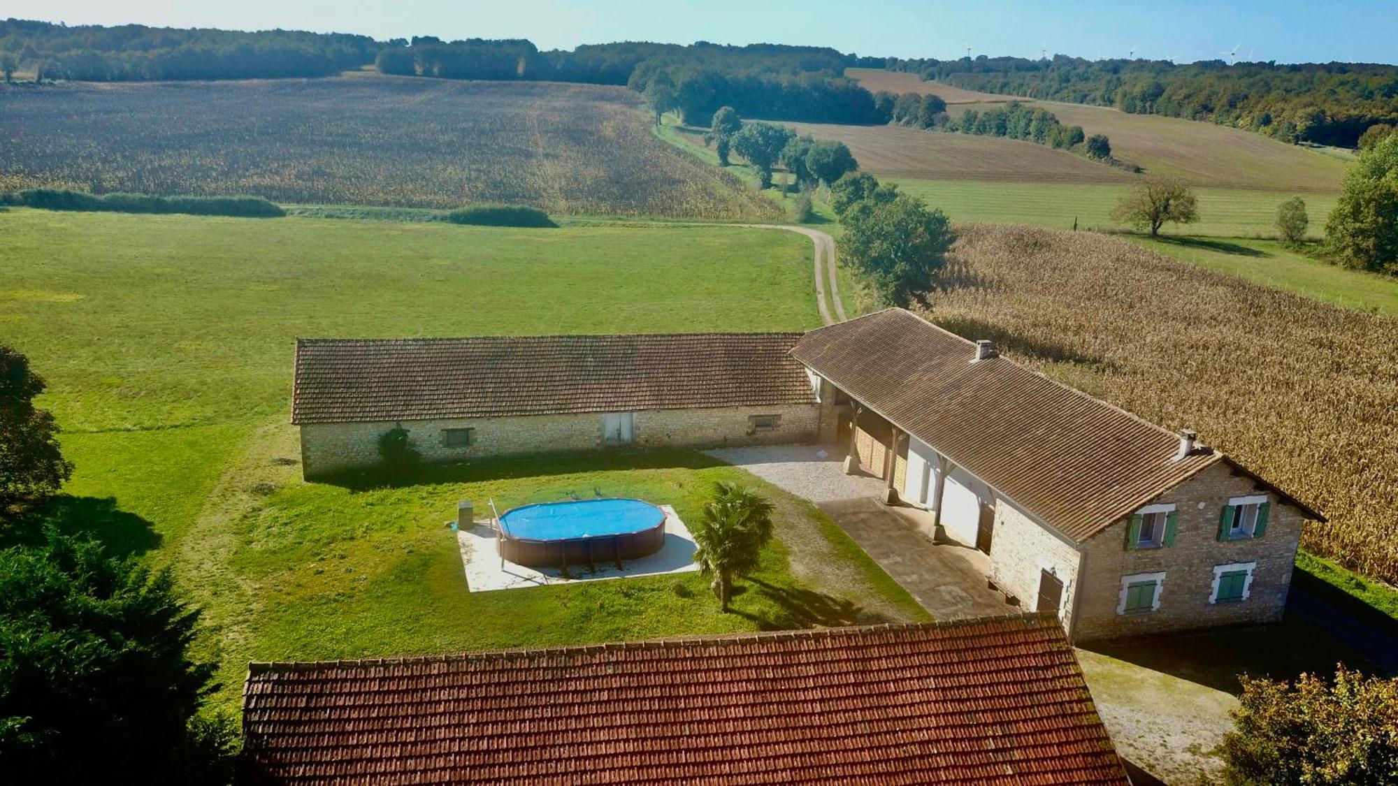 The Charming Private Farmhouse At La Grenouillere Puyreaux المظهر الخارجي الصورة